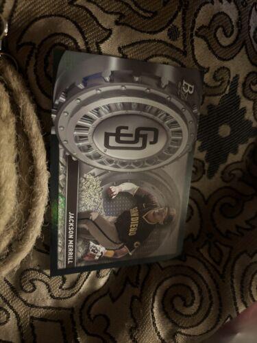 Jackson Merrill #TV-13 Baseball Cards 2023 Bowman Platinum Treasures in the Vault