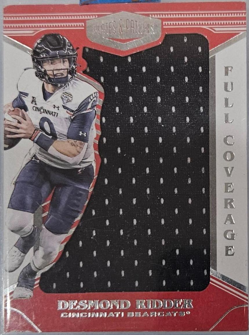 Desmond Riddler #PP-DRI Football Cards 2022 Panini Chronicles Draft Picks Plates and Patches Full Coverage