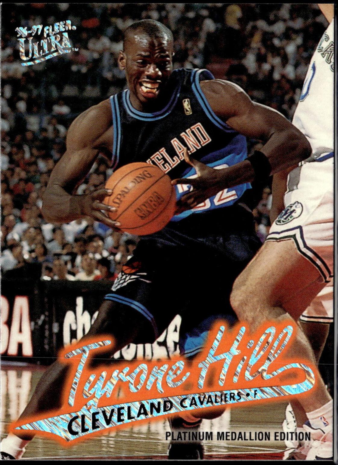 Tyrone Hill #P165 Basketball Cards 1996 Ultra Platinum Medallion