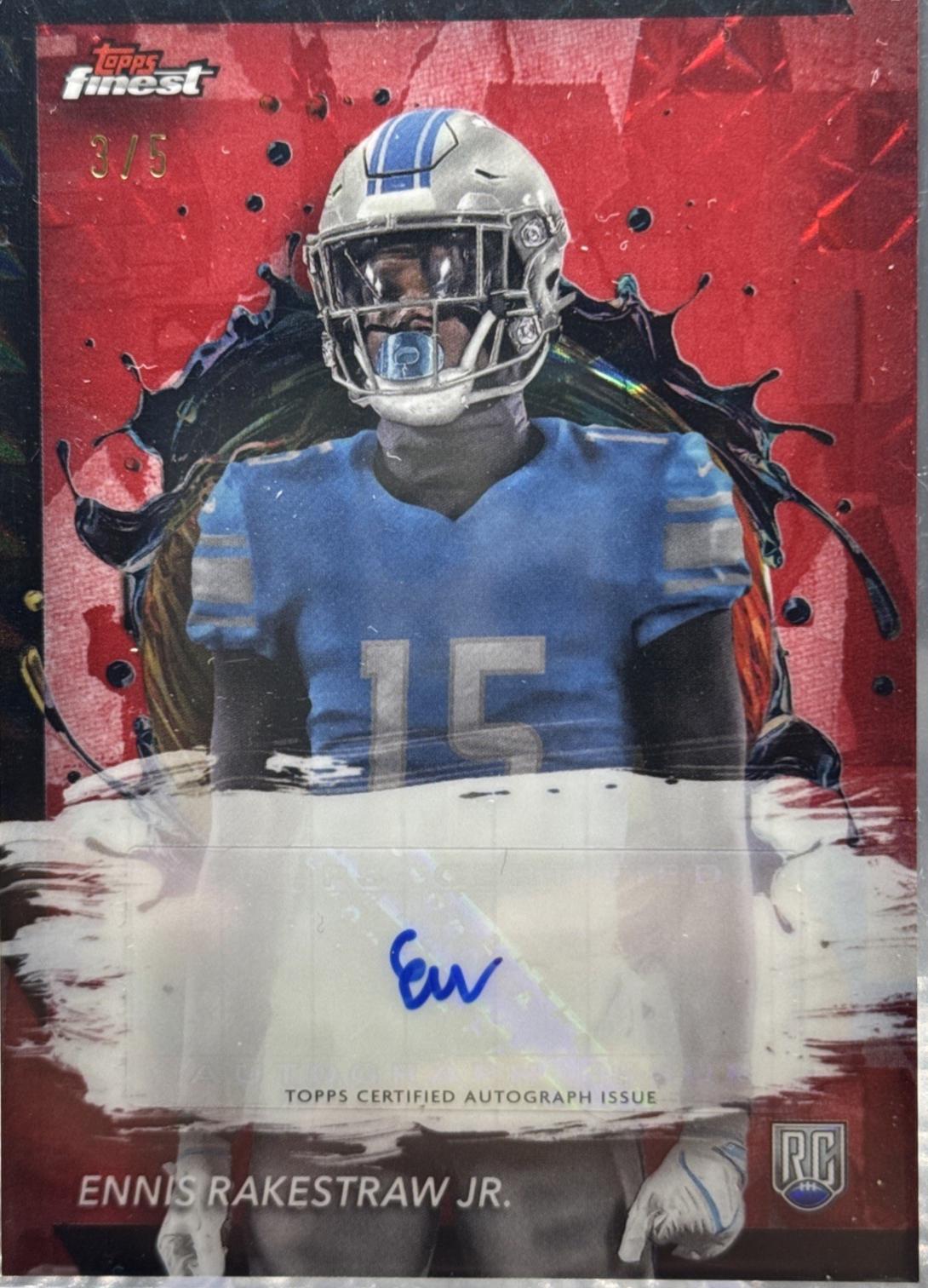 Ennis Rakestraw Jr. [Red Geometric Refractor] #RFA-JSM