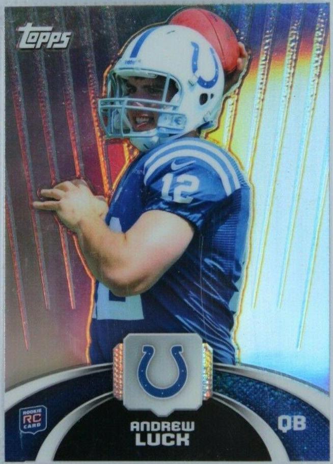Andrew Luck #AL Football Cards 2012 Topps Holiday Mega Football