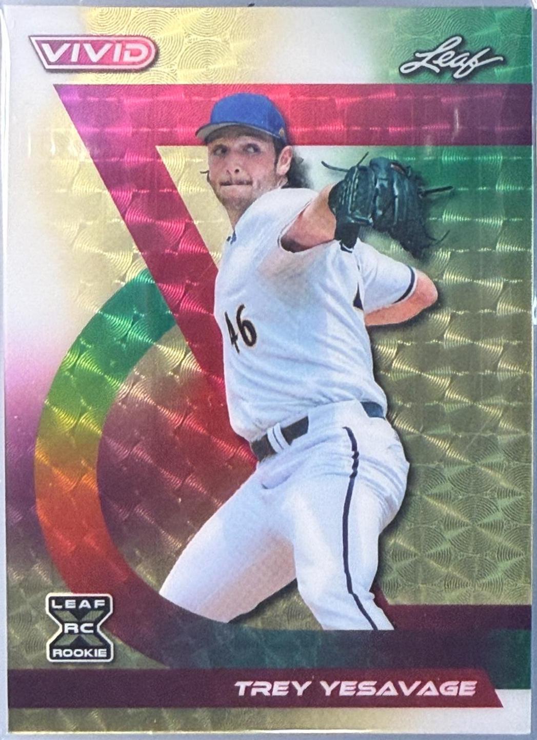 Trey Yesavage #120 2024 Leaf Vivid Baseball