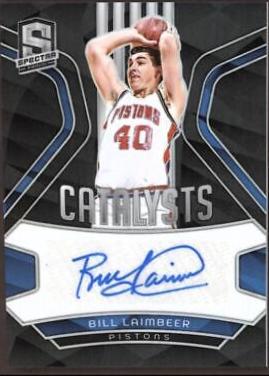 Bill Laimbeer #CS-BLB Basketball Cards 2023 Panini Spectra Catalysts Signature