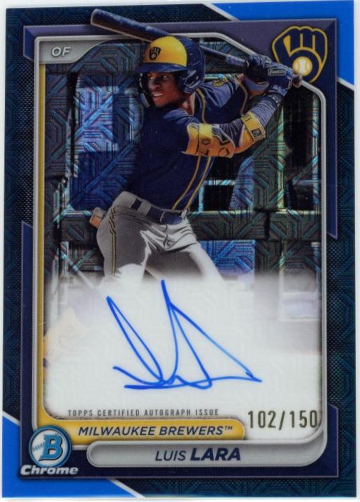 Luis Lara [Blue Mojo Refractor] #BMA-LL