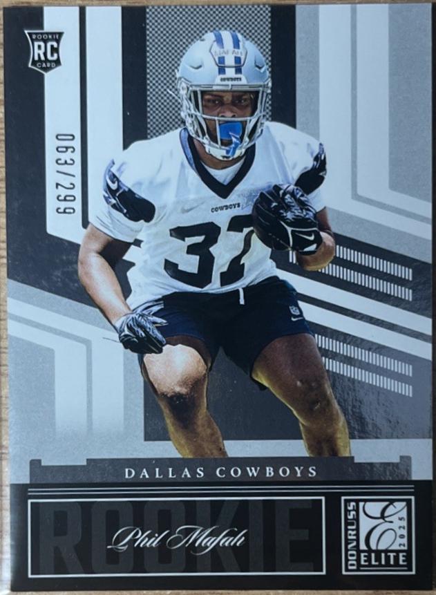 Phil Mafah #50 2025 Panini Donruss Elite 2007 Rookie Football