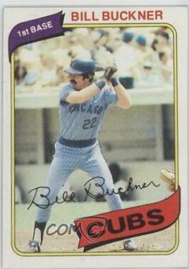 Bill Buckner (1980 Topps)