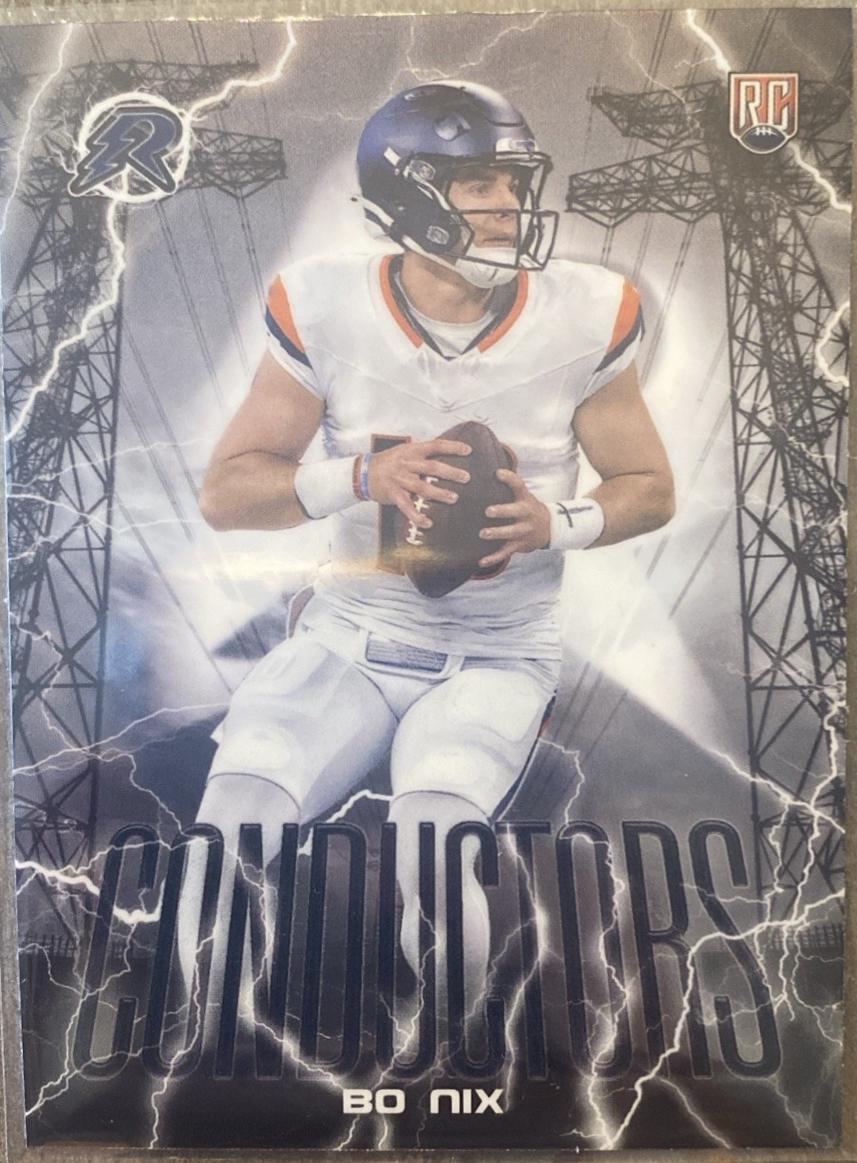 Bo Nix #C-8 Football Cards 2024 Topps Resurgence Conductors