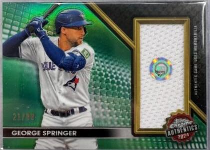George Springer [Green Refractor] #TCA-GSP