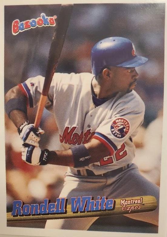 Rondell White #3 Baseball Cards 1996 Bazooka