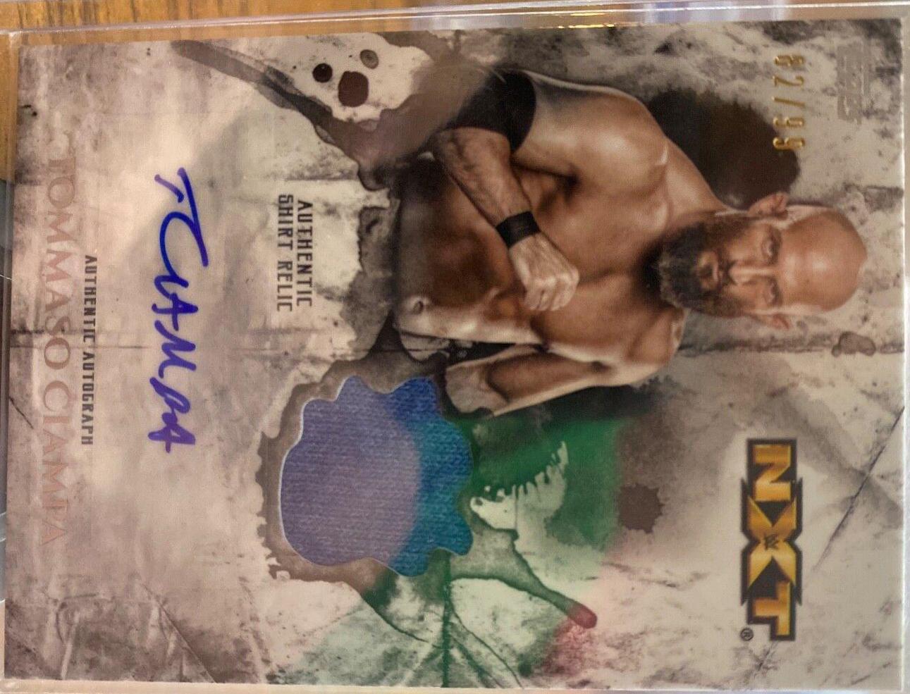 Tommaso Ciampa #UAR-TC Wrestling Cards 2018 Topps WWE Undisputed Autograph Relic