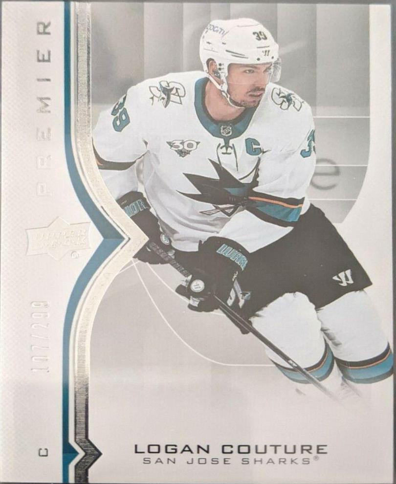 Logan Couture #7 Hockey Cards 2020 Upper Deck Premier