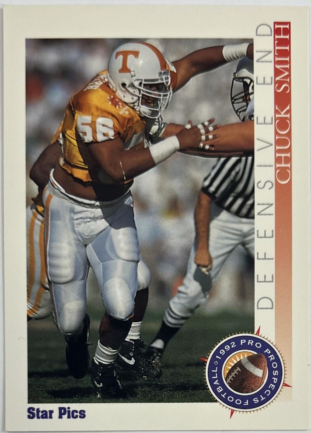 Chuck Smith #54 1992 Star Pics Football