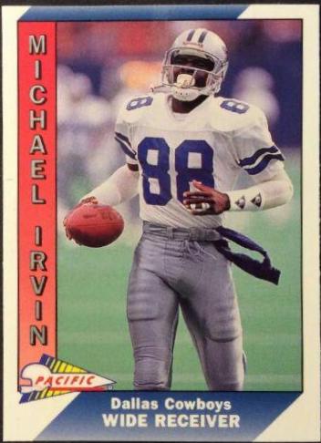 Michael Irvin #97 Football Cards 1991 Pacific