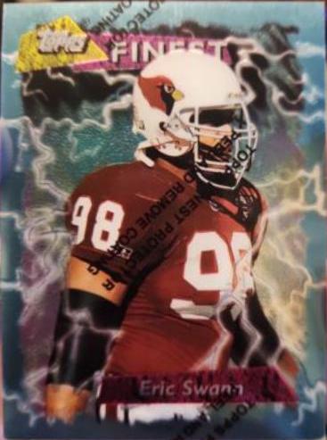 Eric Swann #177 Football Cards 1995 Topps Finest Boosters
