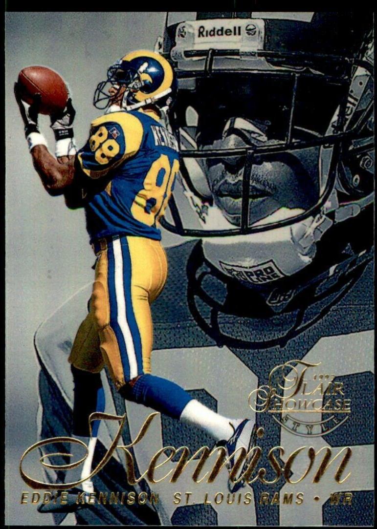 Eddie Kennison #3 Football Cards 1997 Flair Showcase