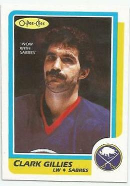 Clark Gillies #141 1986 O Pee Chee Hockey