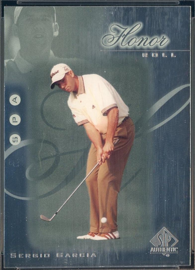 Sergio Garcia #HR3 2001 Sp Authentic Honor Roll Golf