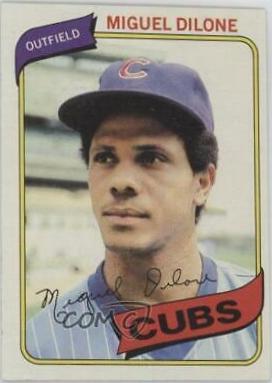 Miguel Dilone #541 Baseball Cards 1980 Topps