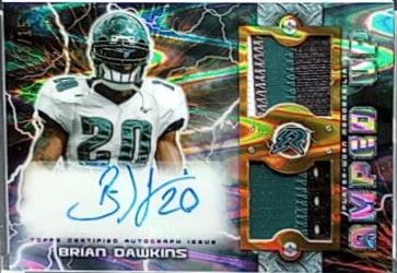 Brian Dawkins #RAUPA-BD 2023 Topps Composite Resurgence Amped Up Swatch Autograph Football