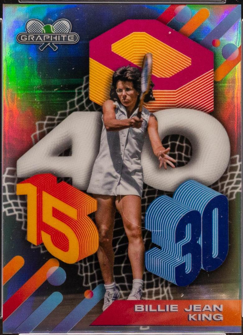 Billie Jean King #SS-BK Tennis Cards 2024 Topps Graphite Scoring Sensations