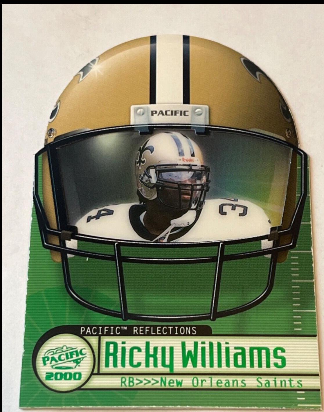 Ricky Williams #14 Football Cards 2000 Pacific Reflections