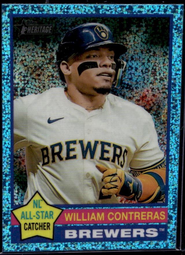 William Contreras #300 2025 Topps Heritage Baseball