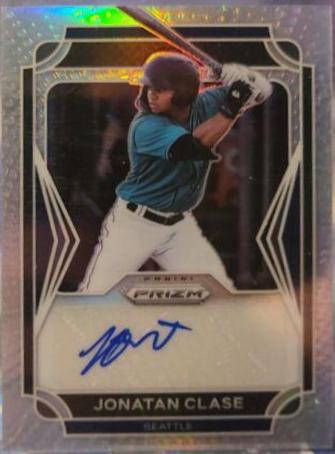 Jonatan Clase #7 Baseball Cards 2021 Panini Prizm Draft Picks Autographs