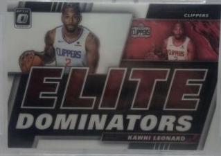 Kawhi Leonard #1 Basketball Cards 2019 Panini Donruss Optic Elite Dominators
