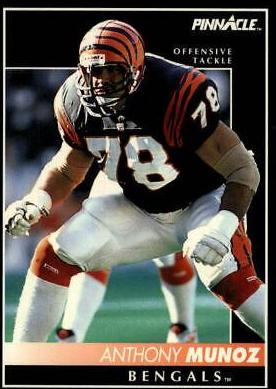 Anthony Munoz #21 Football Cards 1992 Pinnacle