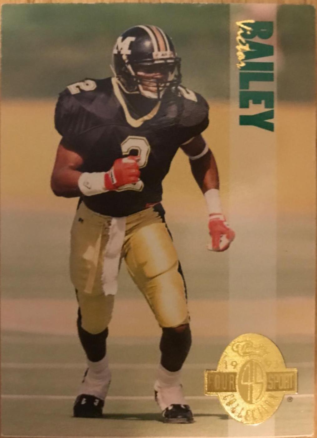 Victor Bailey #129 Football Cards 1993 Classic Four Sport