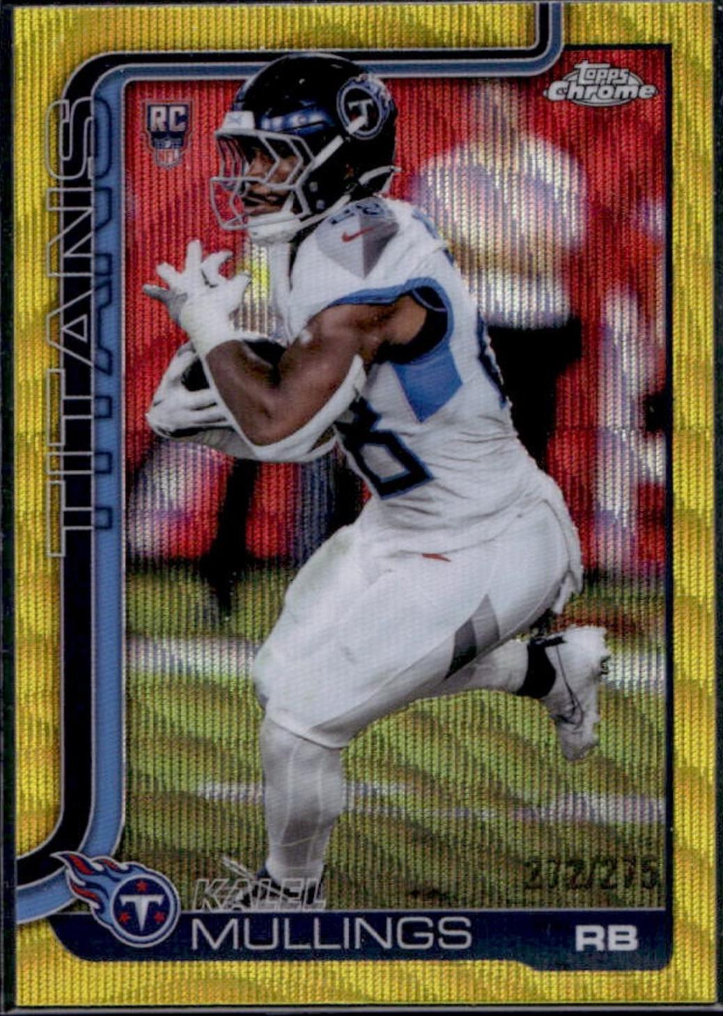 Kalel Mullings [Yellow Wave Refractor] #309 Prices | 2025 Topps