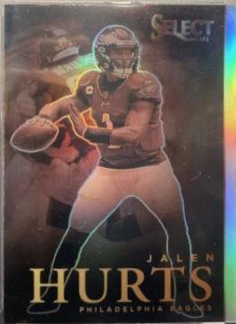Jalen Hurts #AS-18 Football Cards 2021 Panini Select Artistic Selections