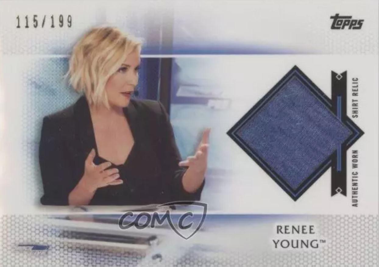 Renee Young #SR-RY Wrestling Cards 2017 Topps WWE Women's Division Shirt Relics