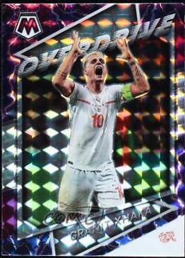 Granit Xhaka #11 Soccer Cards 2021 Panini Mosaic Road to FIFA World Cup Overdrive
