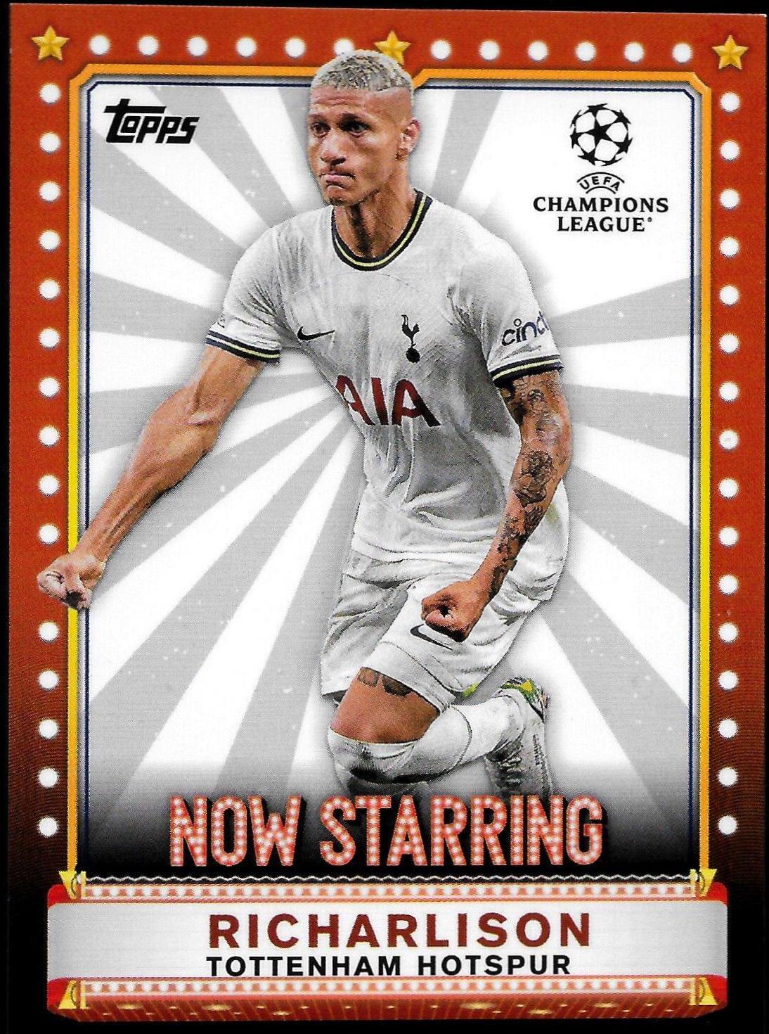 Richarlison #NS-11 Soccer Cards 2022 Topps UEFA Club Competitions Now Starring