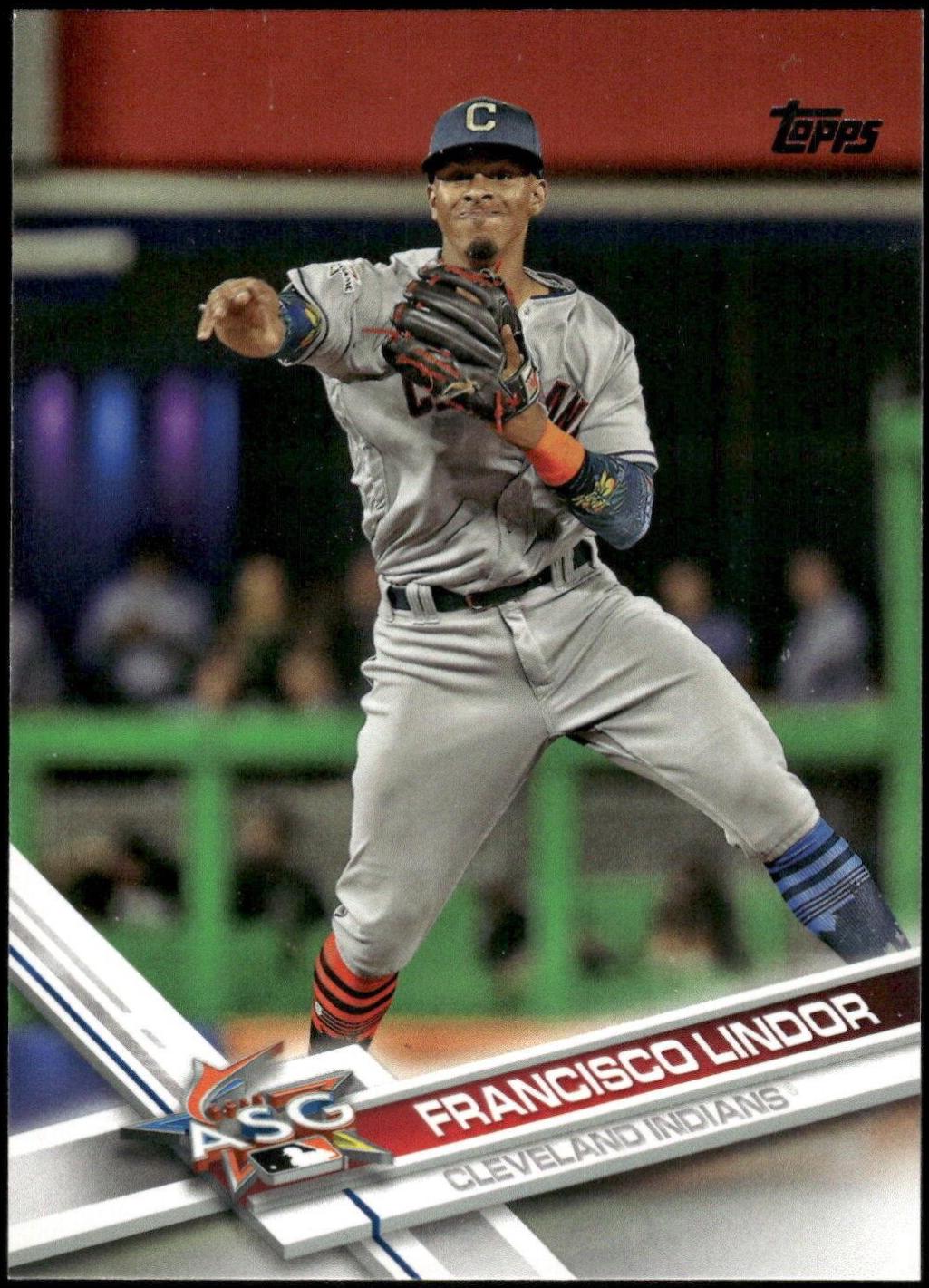 Francisco Lindor #US-234 Baseball Cards 2017 Topps Update