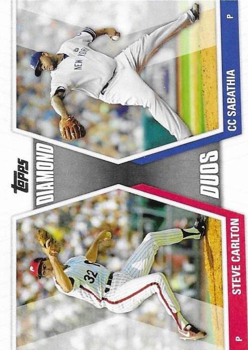 Steve Carlton / CC Sabathia #DD-CS Baseball Cards 2011 Topps Diamond Duos