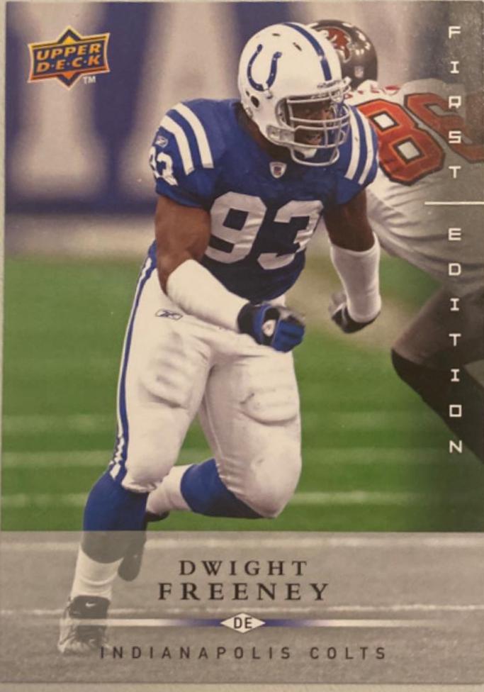 Dwight Freeney #63 Football Cards 2008 Upper Deck First Edition