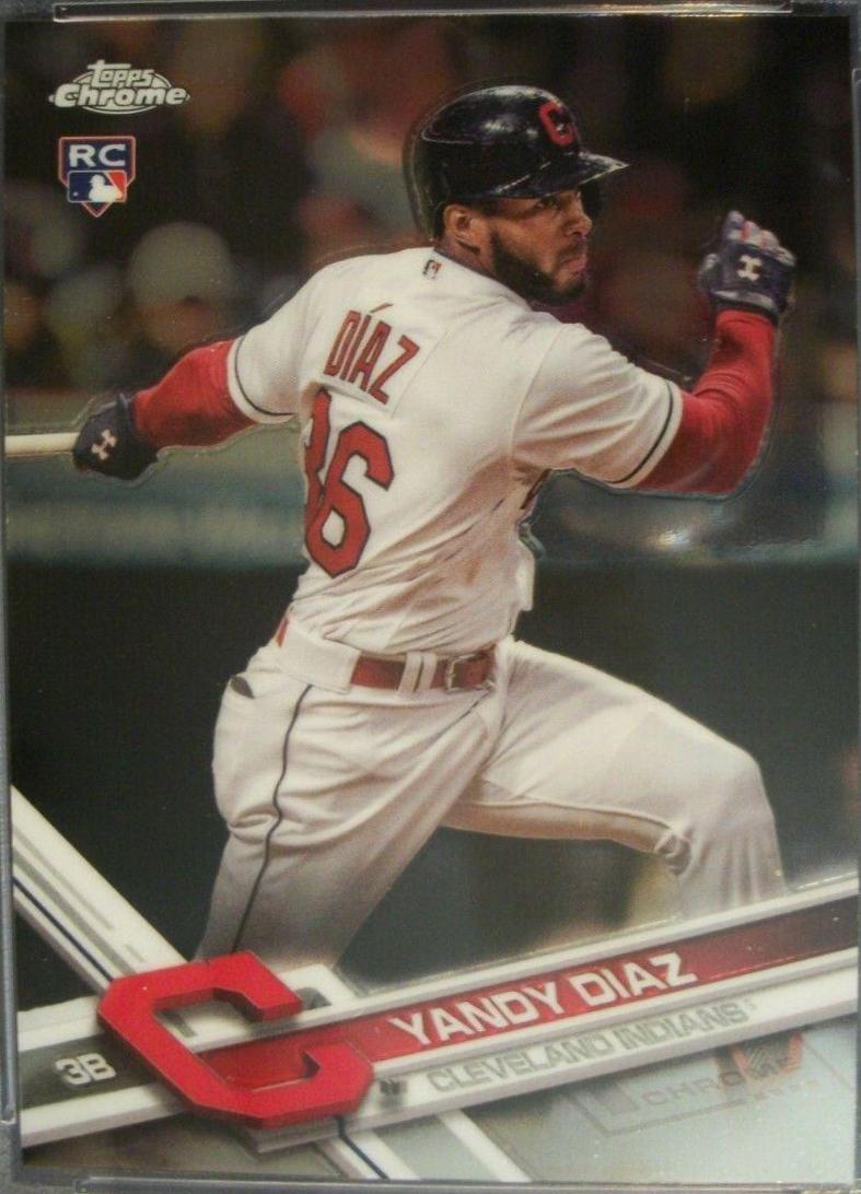Yandy Diaz #HMT13 Baseball Cards 2017 Topps Chrome Update