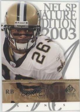 Deuce McAllister #25 Football Cards 2003 SP Signature