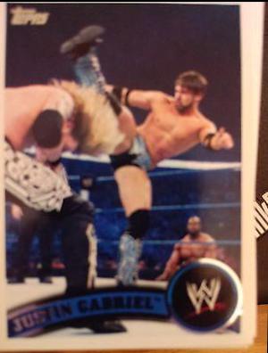 Justin Gabriel #8 Wrestling Cards 2011 Topps WWE