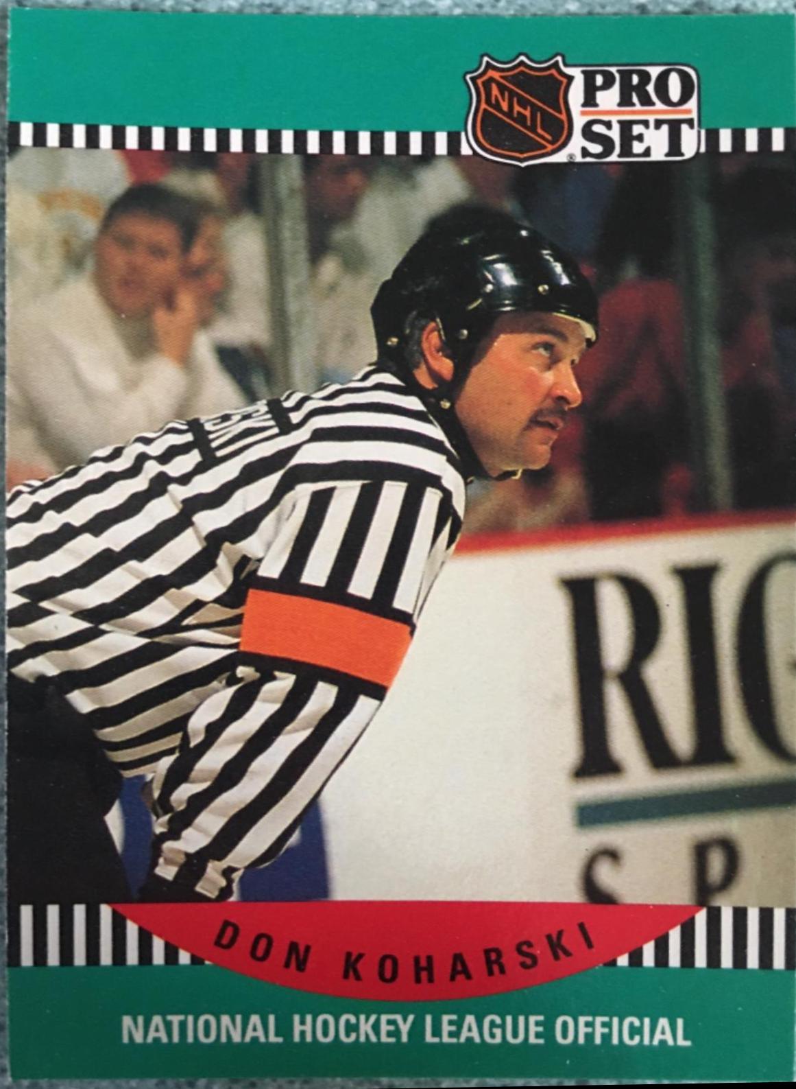 Don Koharski #691 Hockey Cards 1990 Pro Set
