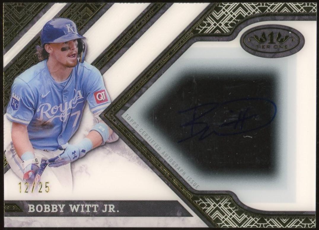 Bobby Witt Jr. #CPA-BW Prices | 2025 Topps Tier One Clearly 