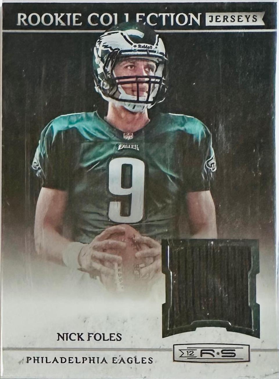 Nick Foles #14 Football Cards 2012 Panini Rookies & Stars Rookie Collection Jersey