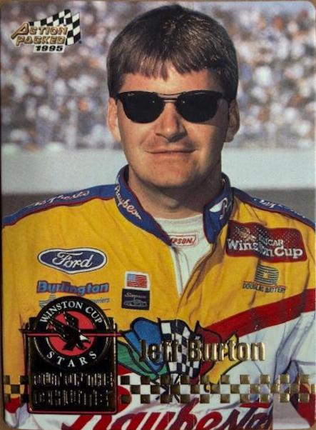 Jeff Burton #5 Racing Cards 1995 Action Packed NASCAR