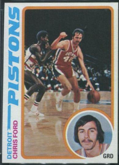 Chris Ford #15 Basketball Cards 1978 Topps