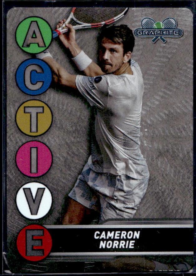 Cameron Norrie #ACM-10 Tennis Cards 2024 Topps Graphite Active Metal