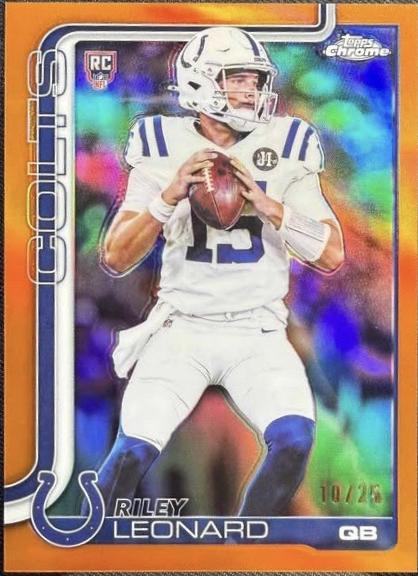 Riley Leonard [Orange Refractor] #318