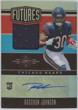 Roschon Johnson #FAPS-31 Football Cards 2023 Panini Legacy Futures Patch Autographs