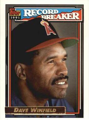 Dave Winfield #5 Baseball Cards 1992 Topps Gold